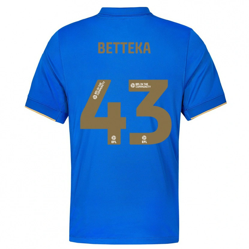 Danxen Women Zaid Betteka #43 Blue Gold Home Jersey 2025/26 T-Shirt
