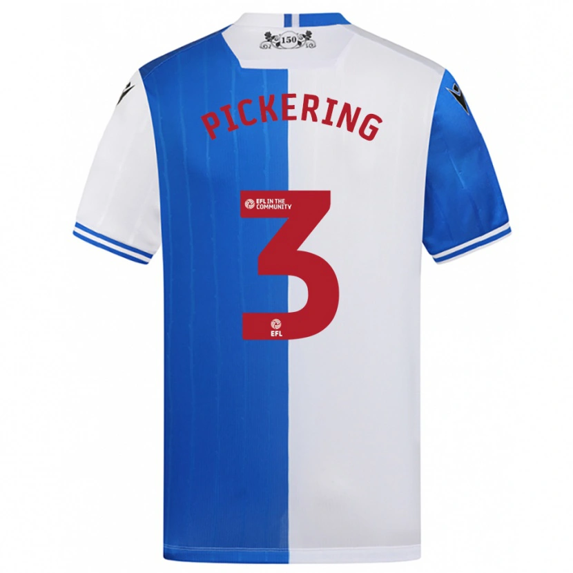 Danxen Women Harry Pickering #3 Blue White Home Jersey 2025/26 T-Shirt