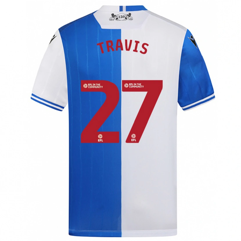 Danxen Women Lewis Travis #27 Blue White Home Jersey 2025/26 T-Shirt
