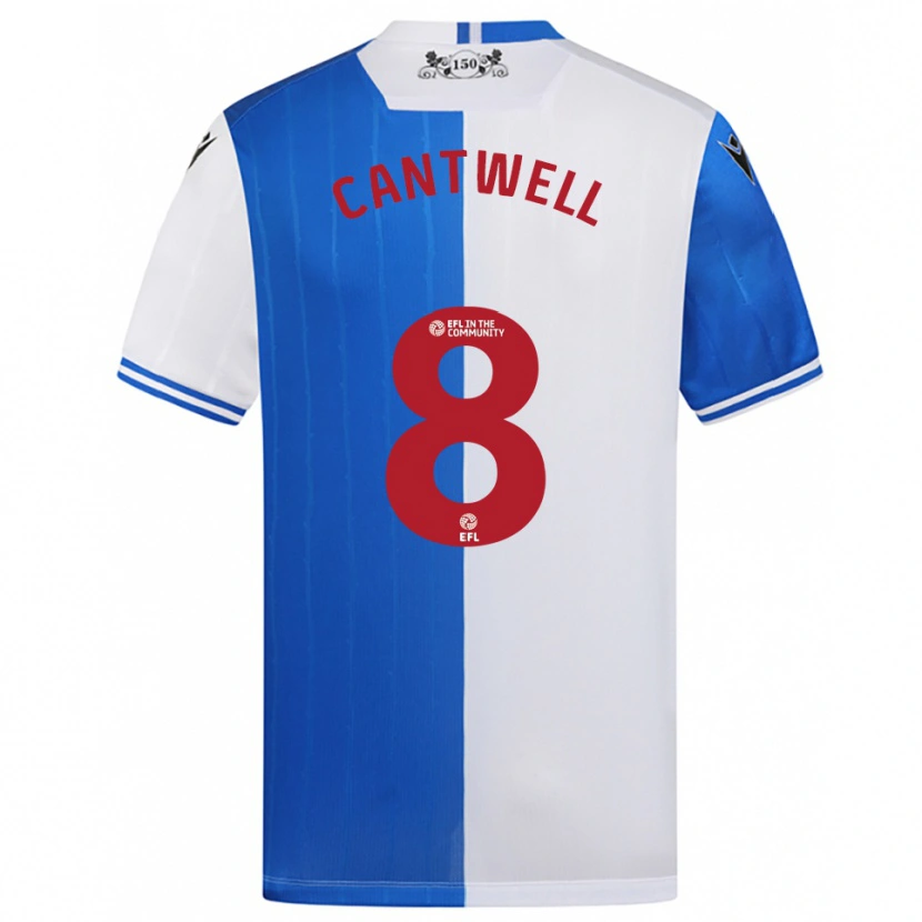 Danxen Women Todd Cantwell #8 Blue White Home Jersey 2025/26 T-Shirt