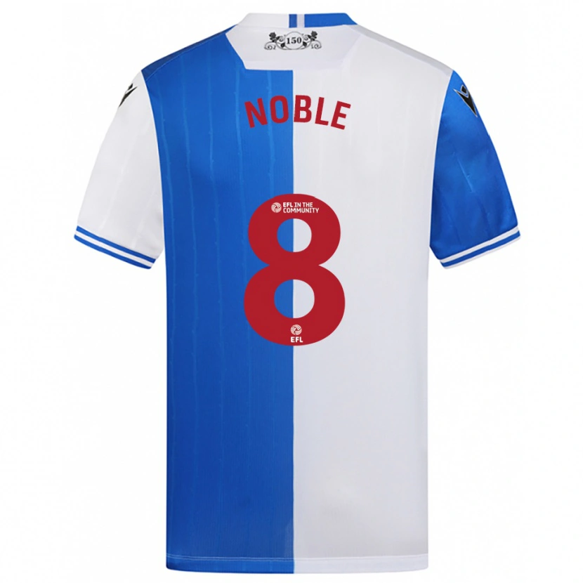 Danxen Women Ellie Noble #8 Blue White Home Jersey 2025/26 T-Shirt