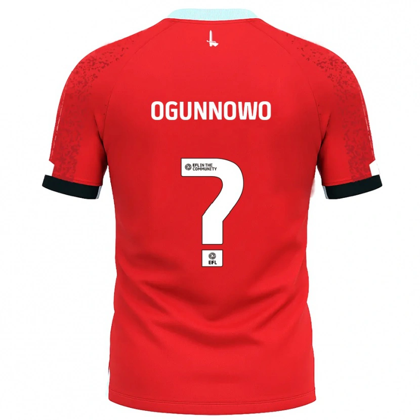 Danxen Women Joshua Ogunnowo #0 Red White Home Jersey 2025/26 T-Shirt