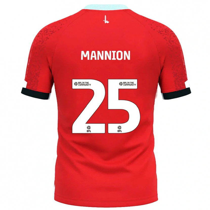 Danxen Women Will Mannion #25 Red White Home Jersey 2025/26 T-Shirt
