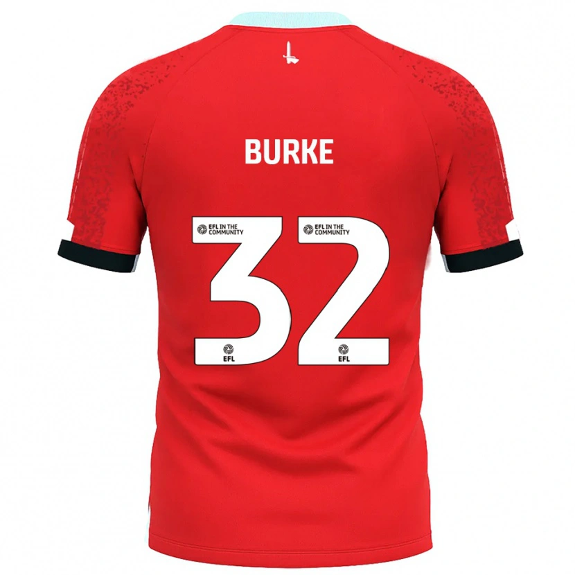 Danxen Women Reece Burke #32 Red White Home Jersey 2025/26 T-Shirt
