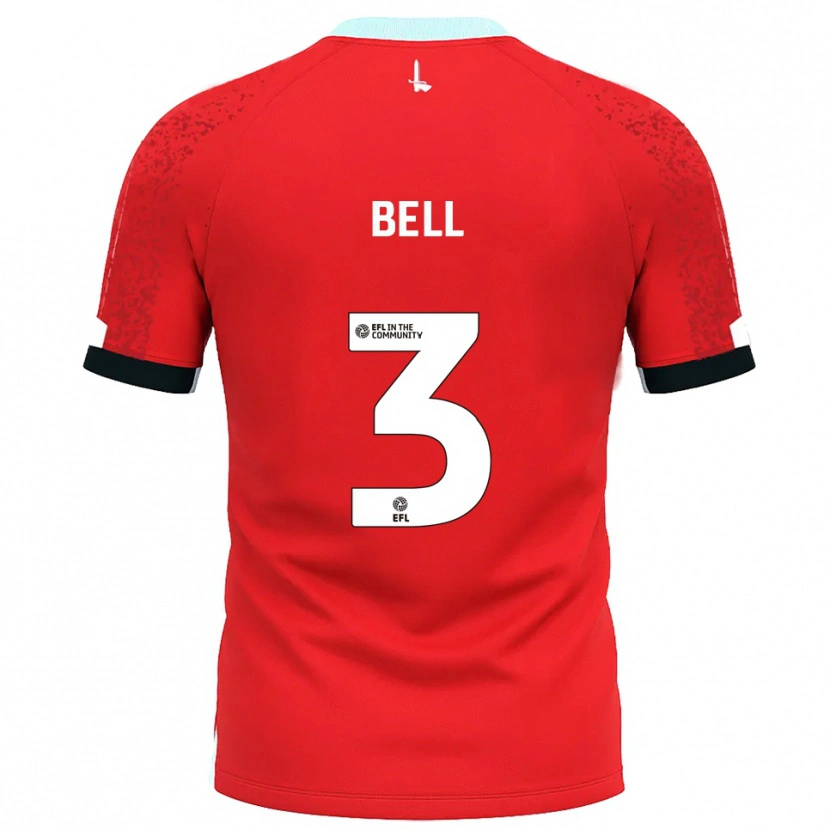 Danxen Women Amari'i Bell #3 Red White Home Jersey 2025/26 T-Shirt