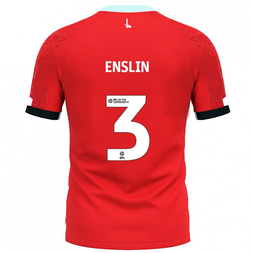 Danxen Women Kai Enslin #3 Red White Home Jersey 2025/26 T-Shirt