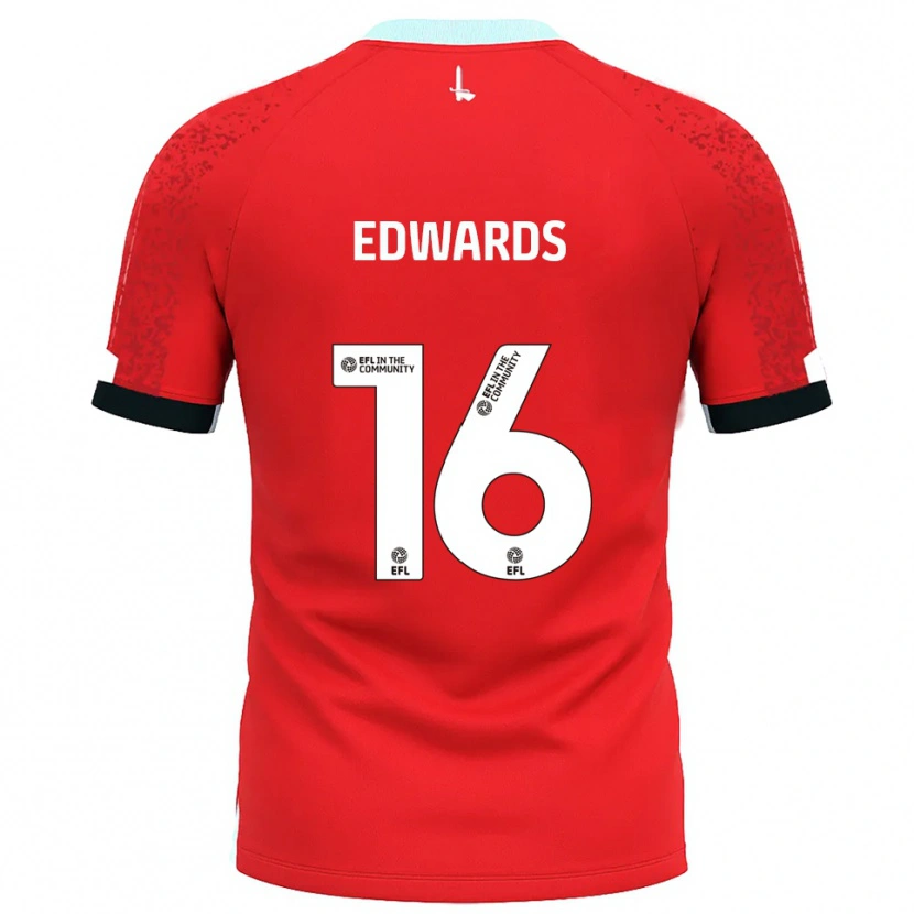Danxen Women Josh Edwards #16 Red White Home Jersey 2025/26 T-Shirt
