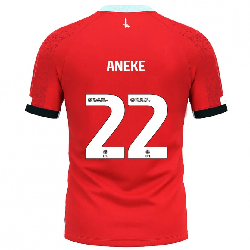Danxen Women Chuks Aneke #22 Red White Home Jersey 2025/26 T-Shirt