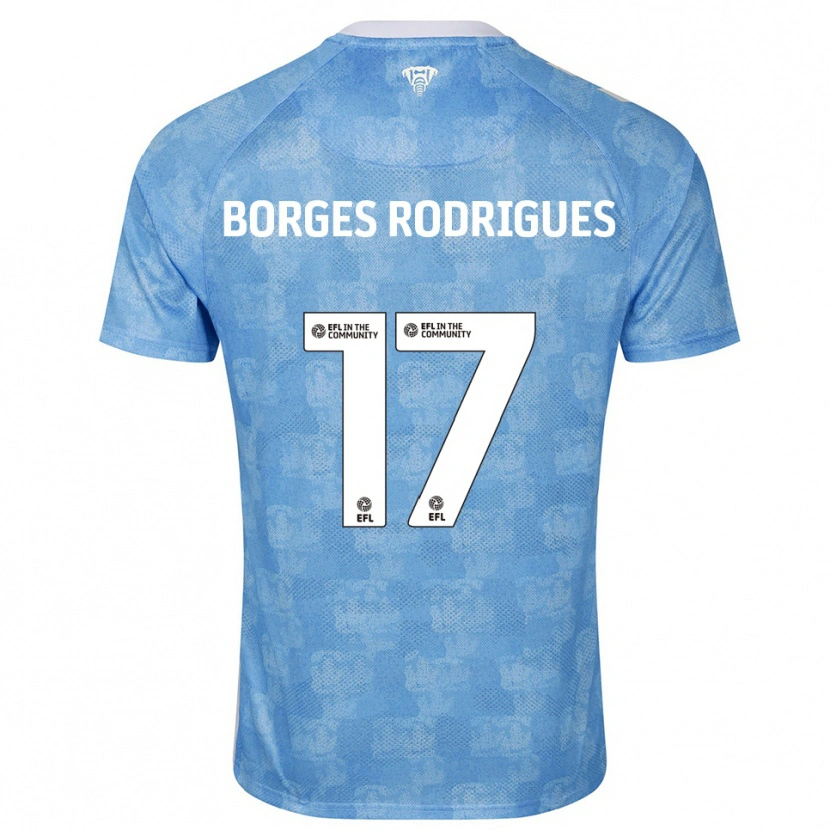 Danxen Women Raphael Borges Rodrigues #17 Sky Blue White Home Jersey 2025/26 T-Shirt