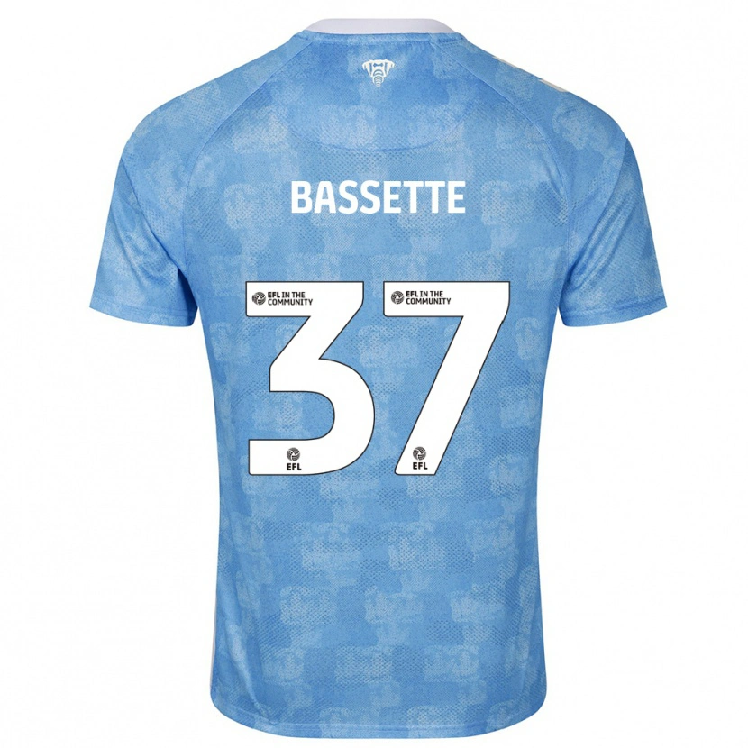 Danxen Women Norman Bassette #37 Sky Blue White Home Jersey 2025/26 T-Shirt