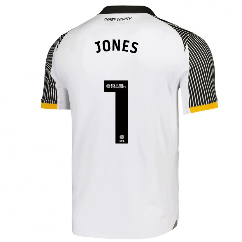Danxen Women Lucy Jones #1 White Black Home Jersey 2025/26 T-Shirt