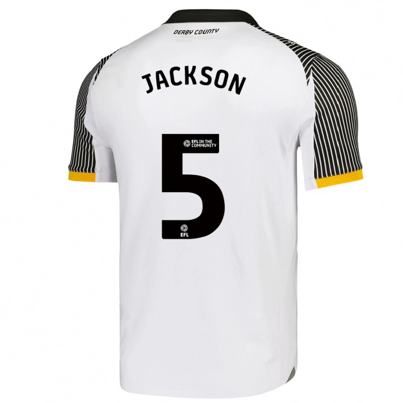 Danxen Women Sarah Jackson #5 White Black Home Jersey 2025/26 T-Shirt