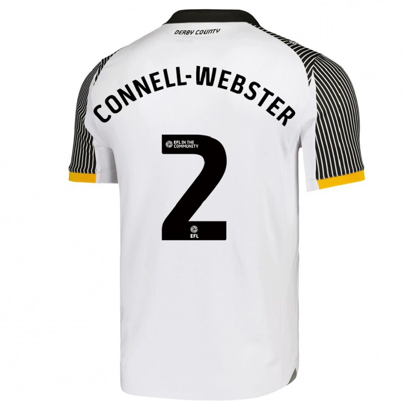 Danxen Women Braidy Connell-Webster #2 White Black Home Jersey 2025/26 T-Shirt