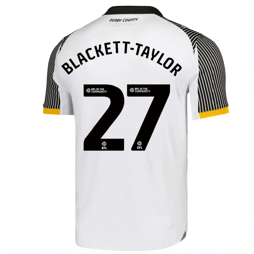 Danxen Women Corey Blackett-Taylor #27 White Black Home Jersey 2025/26 T-Shirt