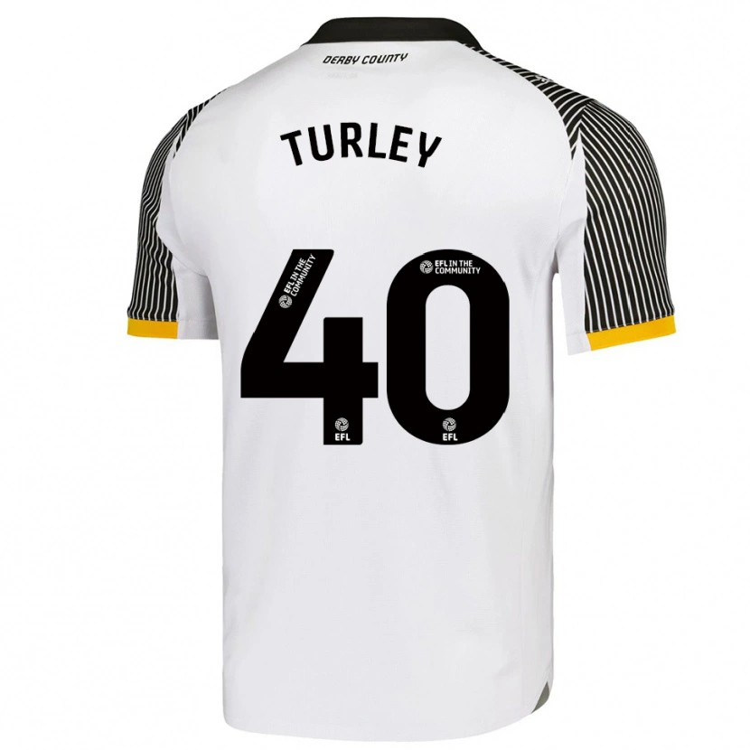 Danxen Women Freddie Turley #40 White Black Home Jersey 2025/26 T-Shirt