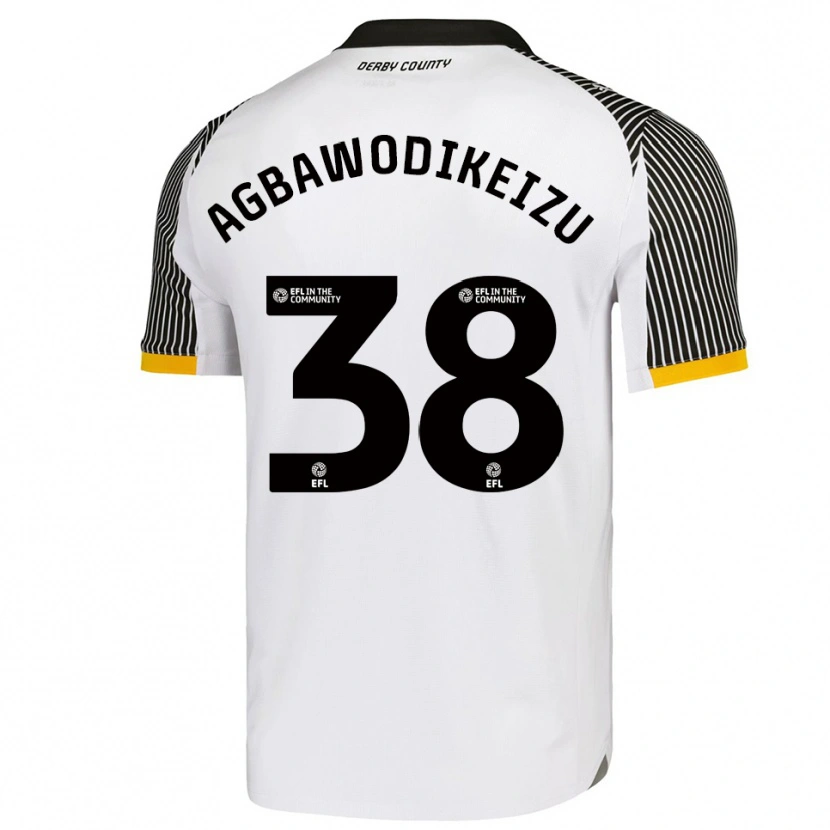 Danxen Women Charles Ebuka Agbawodikeizu #38 White Black Home Jersey 2025/26 T-Shirt