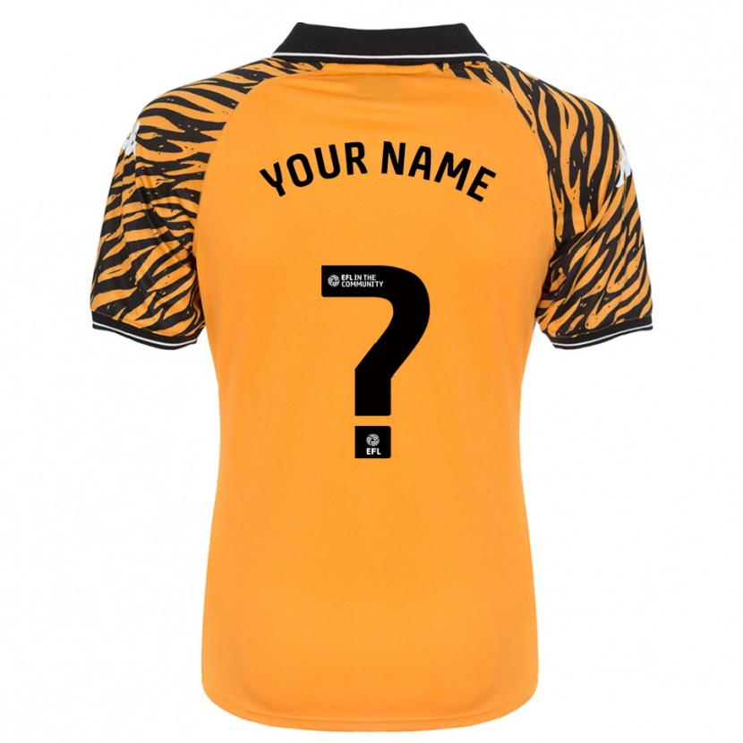 Danxen Women Your Name #0 Orange Black Home Jersey 2025/26 T-Shirt
