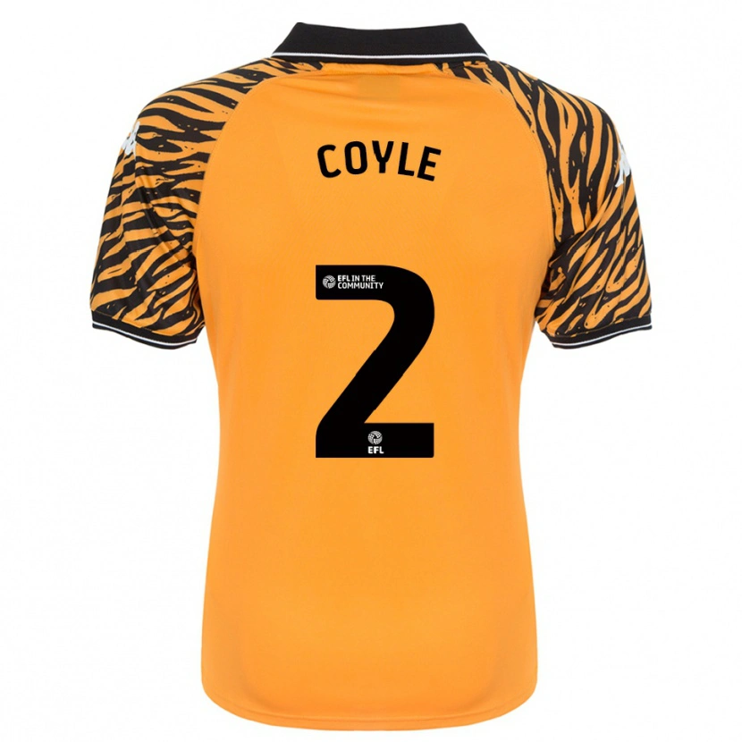 Danxen Women Lewie Coyle #2 Orange Black Home Jersey 2025/26 T-Shirt