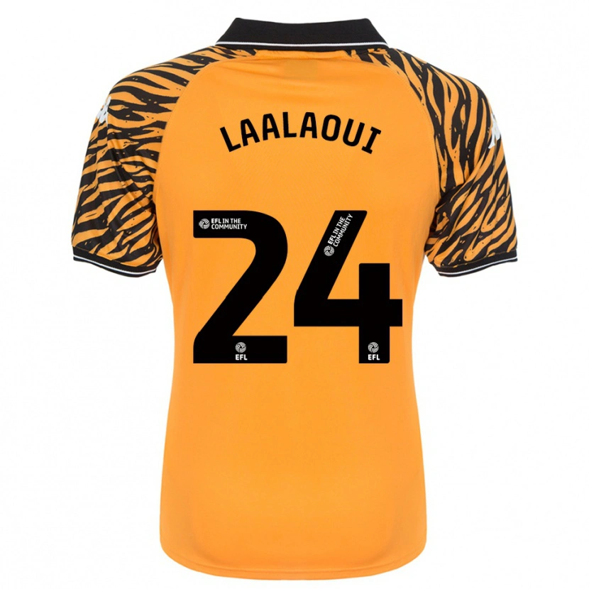 Danxen Women Reda Laalaoui #24 Orange Black Home Jersey 2025/26 T-Shirt
