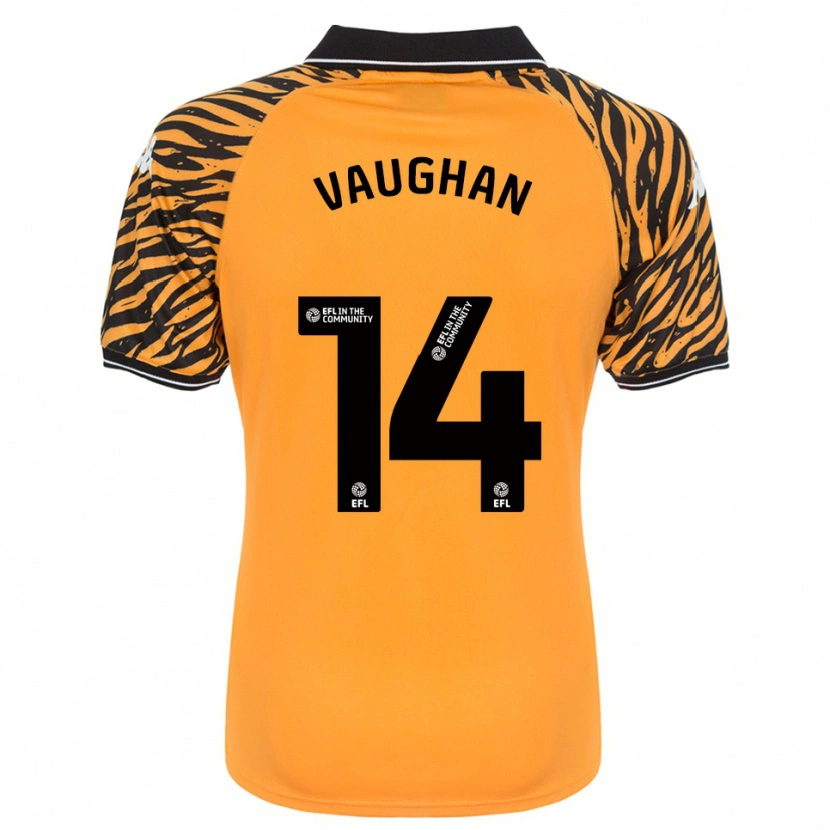 Danxen Women Harry Vaughan #14 Orange Black Home Jersey 2025/26 T-Shirt