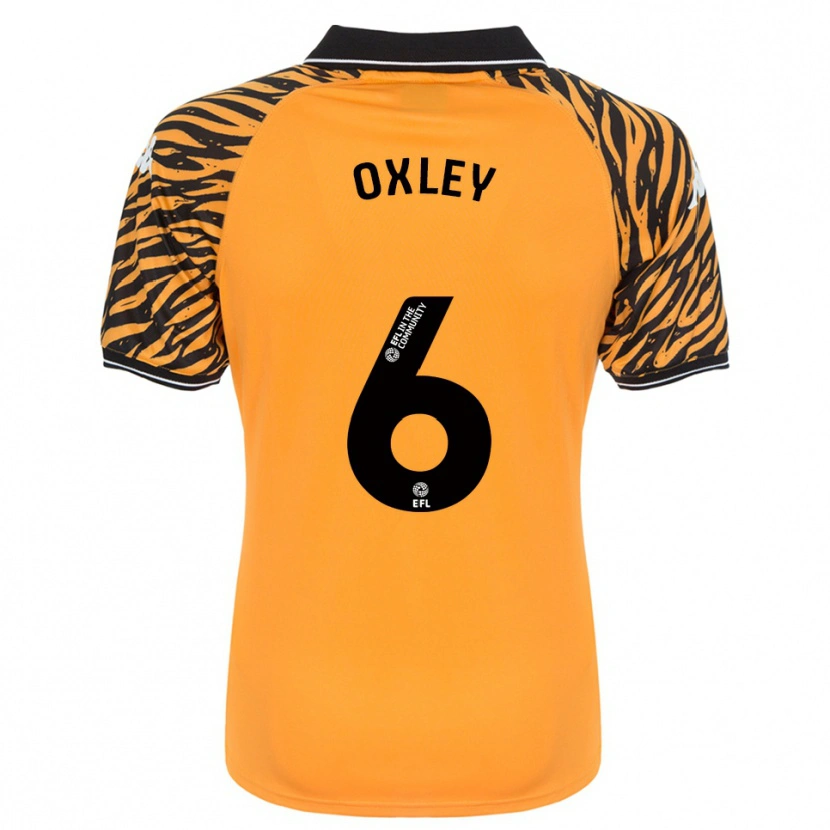 Danxen Women Tilly Oxley #6 Orange Black Home Jersey 2025/26 T-Shirt