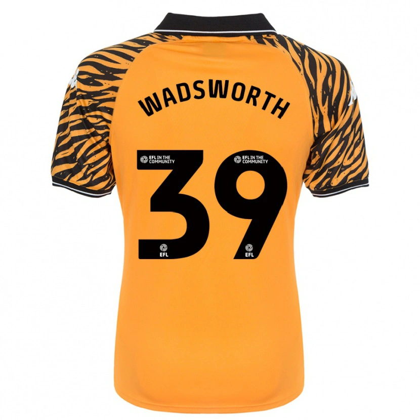 Danxen Women Noah Wadsworth #39 Orange Black Home Jersey 2025/26 T-Shirt