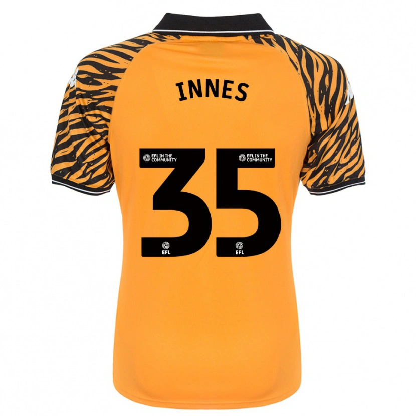 Danxen Women Emma Innes #35 Orange Black Home Jersey 2025/26 T-Shirt
