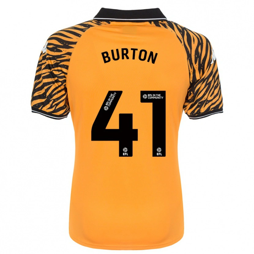 Danxen Women Jess Burton #41 Orange Black Home Jersey 2025/26 T-Shirt