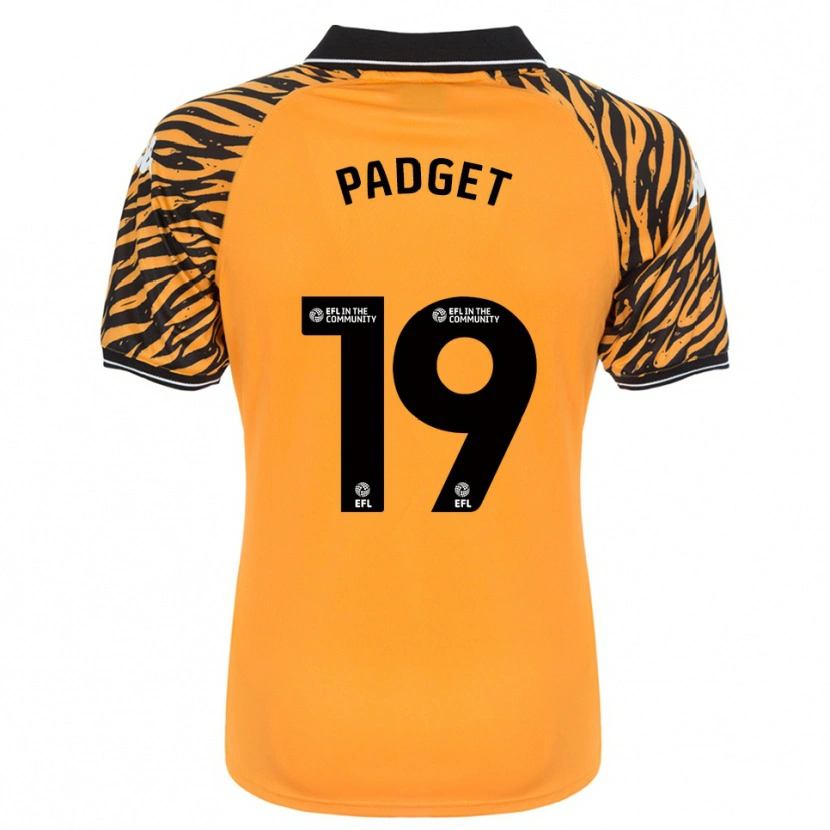 Danxen Women Bethany Padget #19 Orange Black Home Jersey 2025/26 T-Shirt