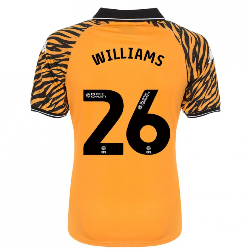 Danxen Women Annabel Williams #26 Orange Black Home Jersey 2025/26 T-Shirt