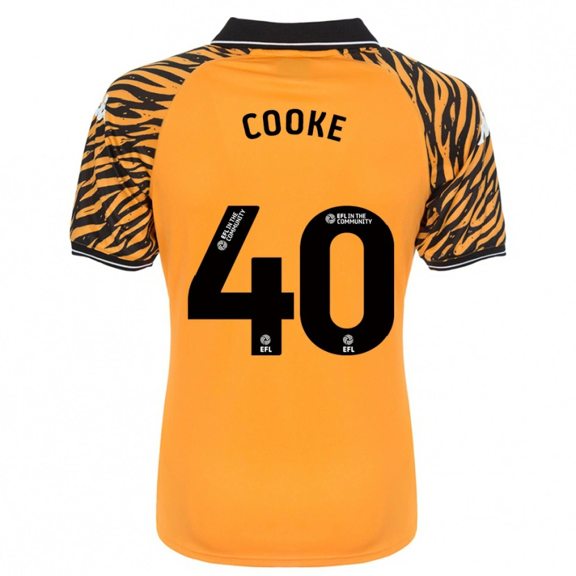 Danxen Women Megan Cooke #40 Orange Black Home Jersey 2025/26 T-Shirt