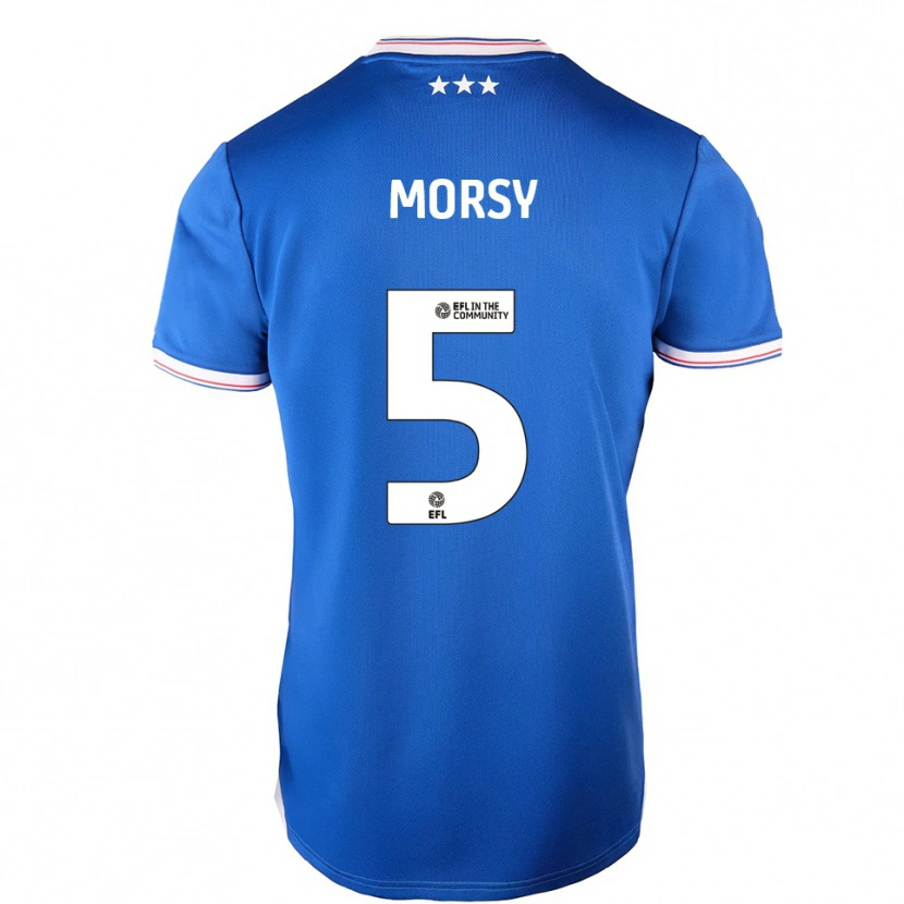 Danxen Women Samy Morsy #5 Blue White Home Jersey 2025/26 T-Shirt