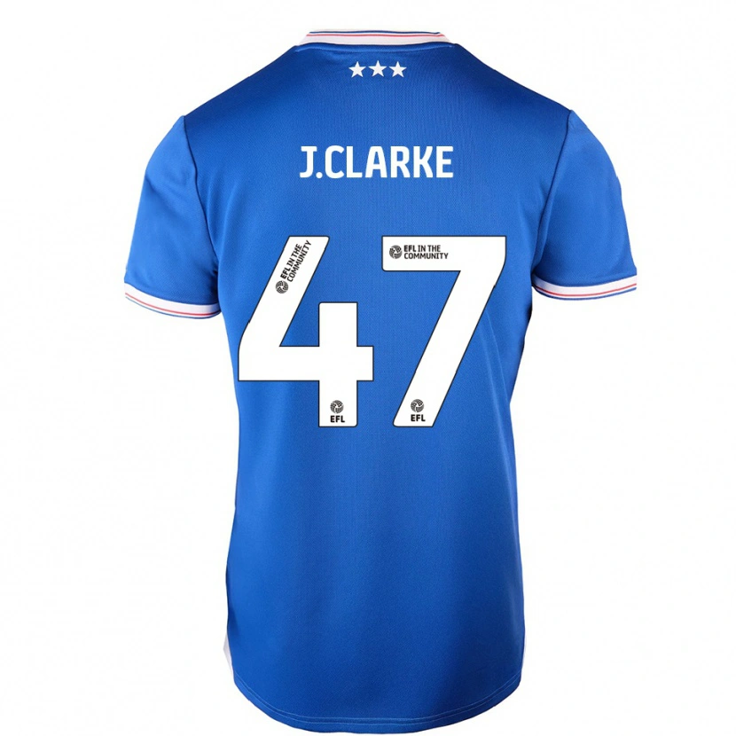 Danxen Women Jack Clarke #47 Blue White Home Jersey 2025/26 T-Shirt