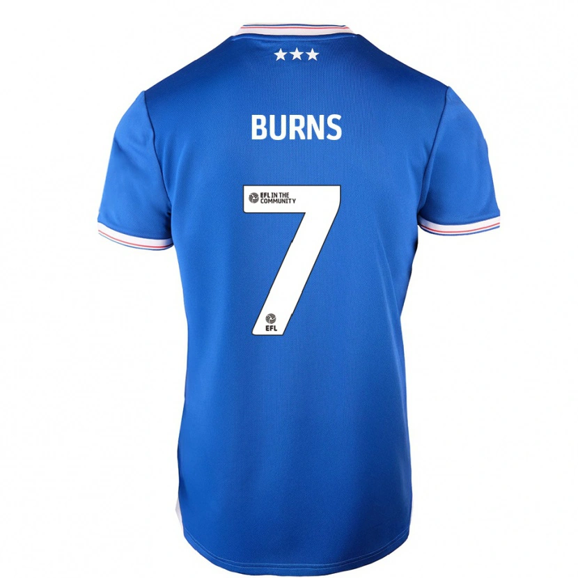 Danxen Women Wes Burns #7 Blue White Home Jersey 2025/26 T-Shirt