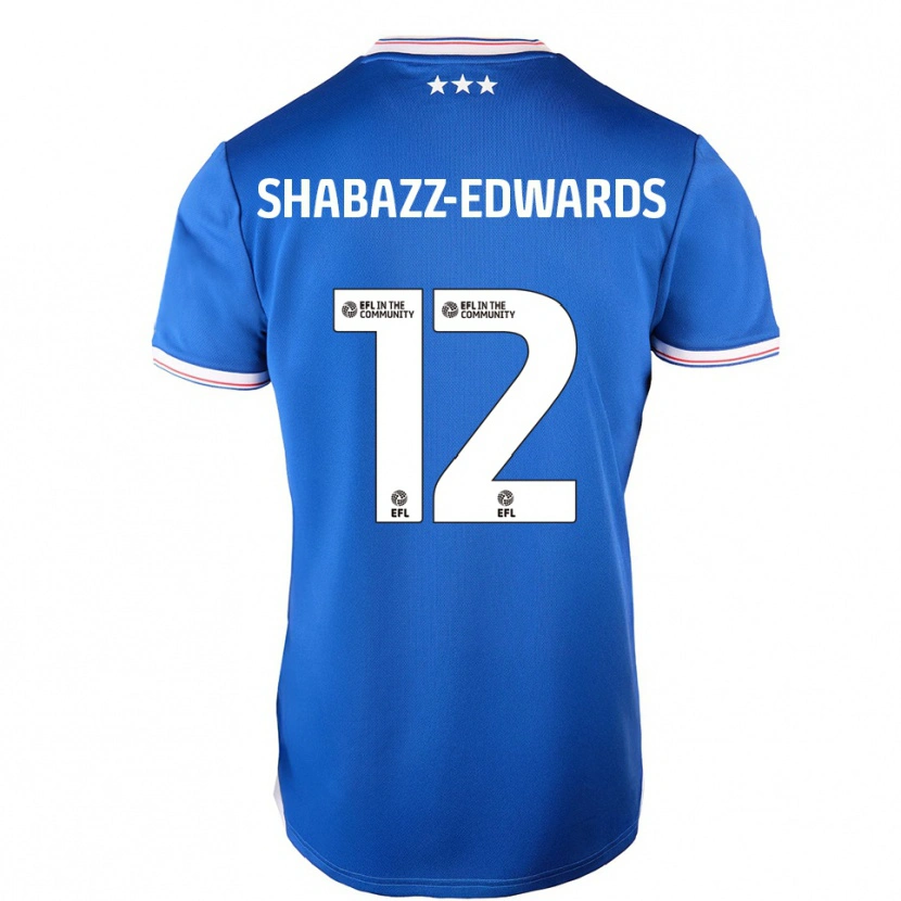 Danxen Women Walker Shabazz-Edwards #12 Blue White Home Jersey 2025/26 T-Shirt