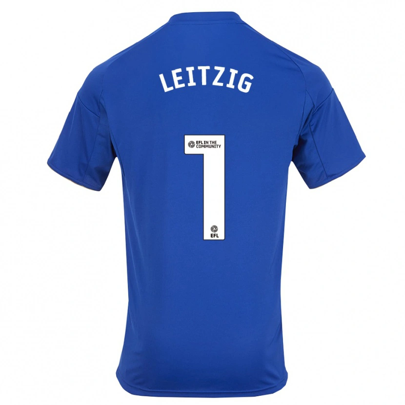 Danxen Women Janina Leitzig #1 Blue Gold Home Jersey 2025/26 T-Shirt