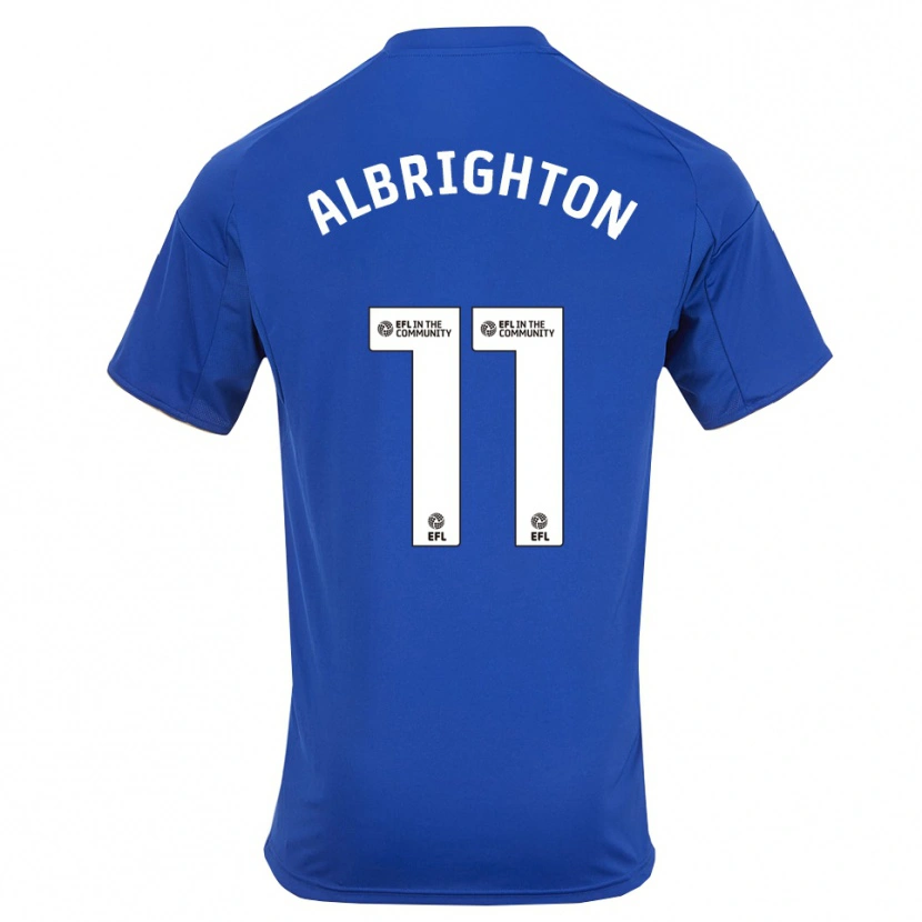 Danxen Women Marc Albrighton #11 Blue Gold Home Jersey 2025/26 T-Shirt