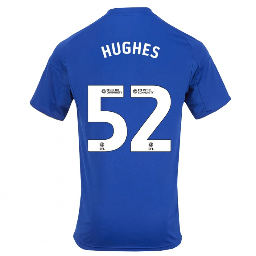 Danxen Women Iestyn Hughes #52 Blue Gold Home Jersey 2025/26 T-Shirt