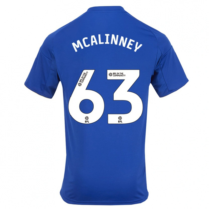 Danxen Women Liam Mcalinney #63 Blue Gold Home Jersey 2025/26 T-Shirt