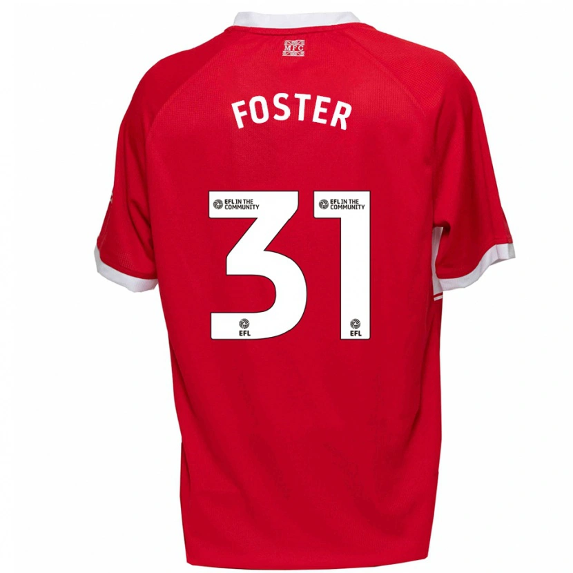 Danxen Women Owen Foster #31 Red White Home Jersey 2025/26 T-Shirt