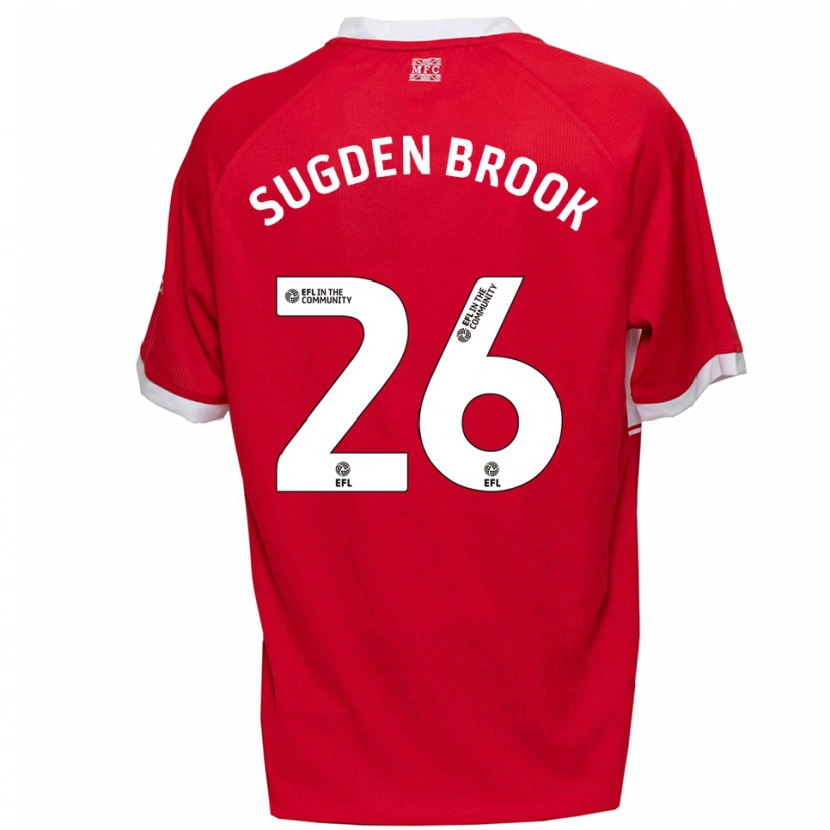 Danxen Women Darcie Sugden-Brook #26 Red White Home Jersey 2025/26 T-Shirt