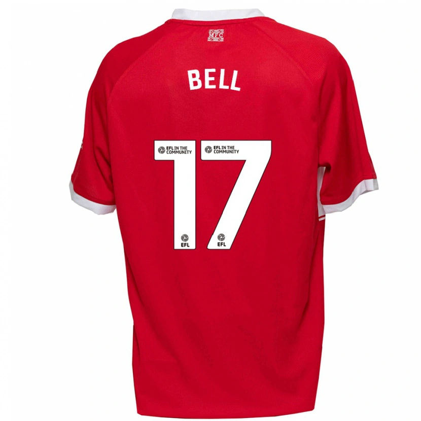 Danxen Women Millie Bell #17 Red White Home Jersey 2025/26 T-Shirt