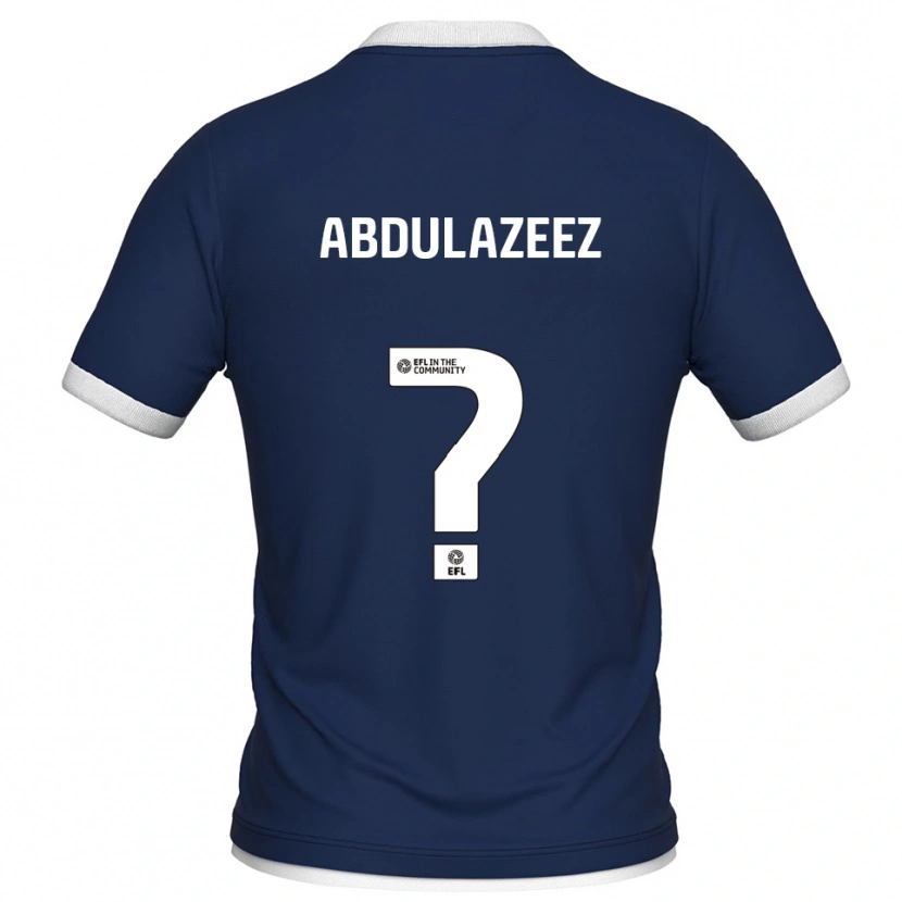 Danxen Women Abdulahi Abdulazeez #0 Navy White Home Jersey 2025/26 T-Shirt