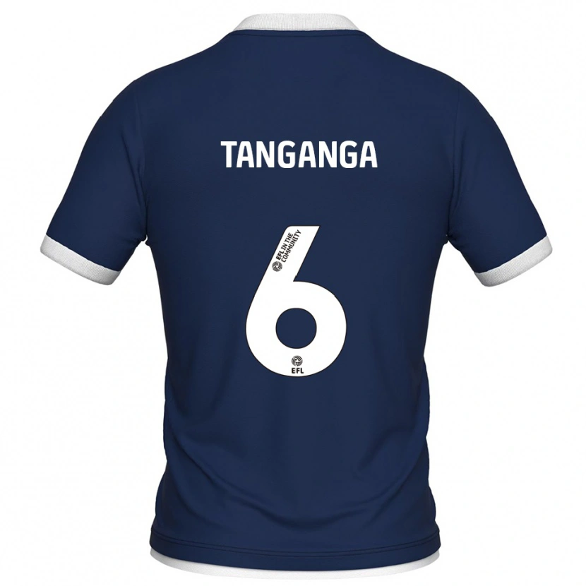 Danxen Women Japhet Tanganga #6 Navy White Home Jersey 2025/26 T-Shirt