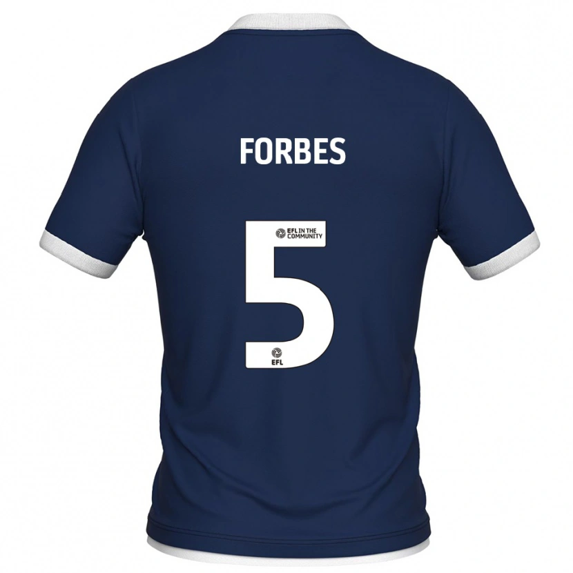 Danxen Women Dean Forbes #5 Navy White Home Jersey 2025/26 T-Shirt