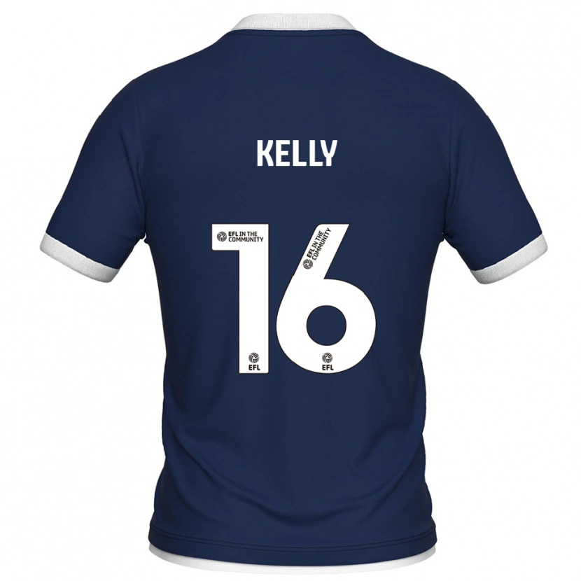 Danxen Women Daniel Kelly #16 Navy White Home Jersey 2025/26 T-Shirt