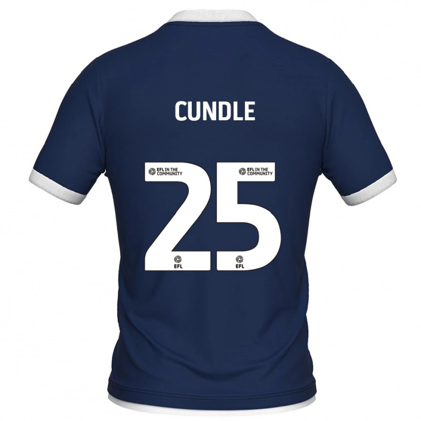 Danxen Women Luke Cundle #25 Navy White Home Jersey 2025/26 T-Shirt