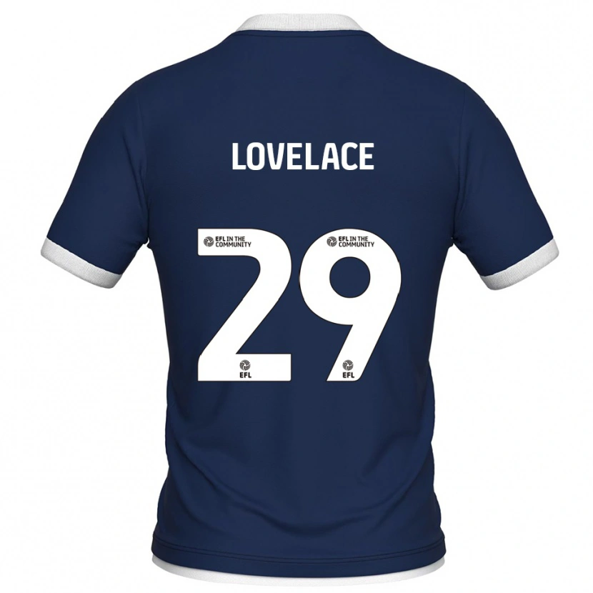 Danxen Women Zak Lovelace #29 Navy White Home Jersey 2025/26 T-Shirt