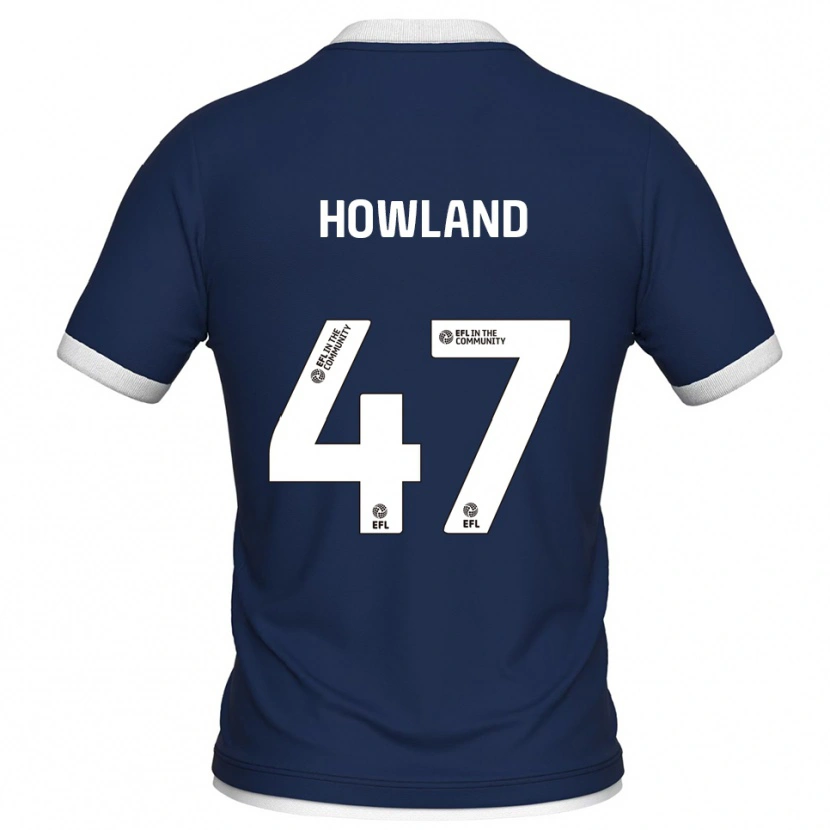 Danxen Women Jack Howland #47 Navy White Home Jersey 2025/26 T-Shirt