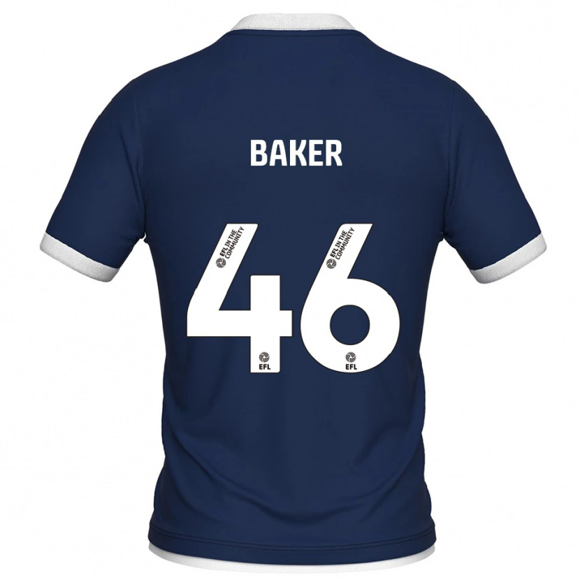 Danxen Women Frankie Baker #46 Navy White Home Jersey 2025/26 T-Shirt